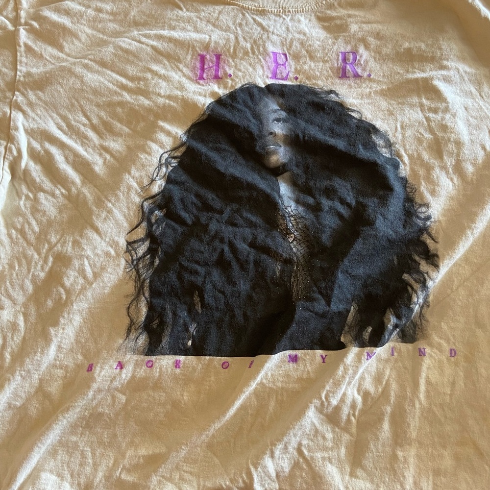H.E.R graphic t-shirt.